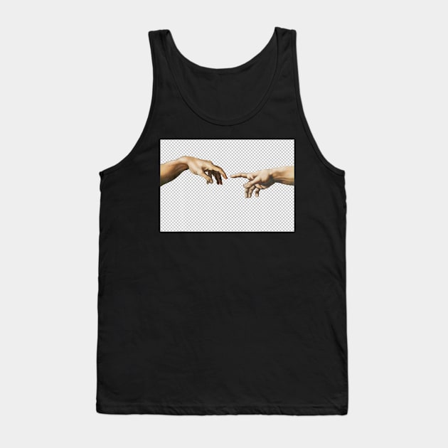 Art History Shirt The Creation Of Adam Aesthetic Tee Tank Top by ANGELA2-BRYANT